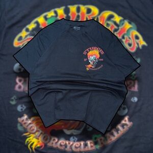 Sturgis Motorcycle Rally 2021 Clown Graphic Tee Size M